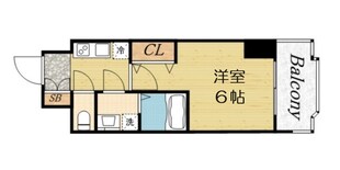 レオンコンフォート難波クレアの物件間取画像